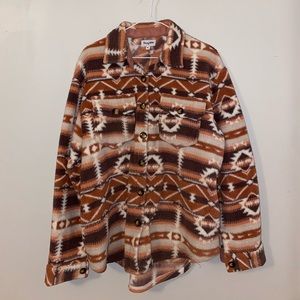 Women’s Shacket Aztec Pinks Size Xl